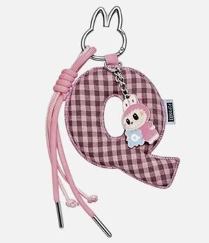 Pop Mart MONSTERS LABUBU Pin for Love Keychain Pendant, LETTER Q Bag Charm, NEW